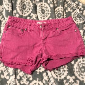 Free People Bright Pink Shorts